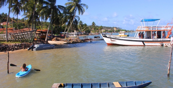 A tranquilidade da Vila de Pescadores de Cunhaú atrai muitos turistas