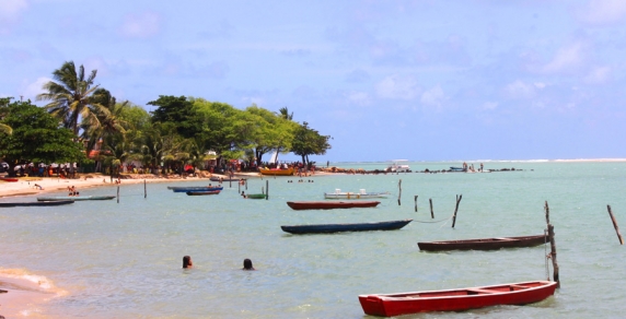 As belas paisagem de Cunhaú encantam os turistas