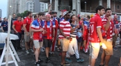 Norte-americanos invadem Natal para assistir vitória sobre Gana pela Copa 2014
