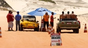 Taxa de 10 reais nas Dunas Douradas cria polêmica e críticas de turistas