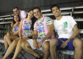 O grupo de Campina Grande, PB, veio curtir o Carnatal. Quinta na arquibancada e nos outros dias nos blocos.