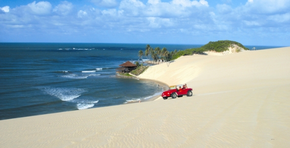 Praia de Genipabu, litoral Norte.