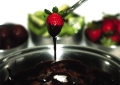 Fondue de chocolate com frutas